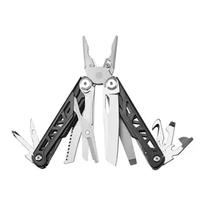 Folding Multitools Stainless Steel Pocket Multifunction Pliers Multitool Folding Knives Plier Kit
