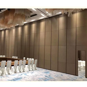 Cloison de séparation mobile pliable en bois au design moderne Porte de séparation coulissante pour salle de classe Insonorisation - Product Image 1