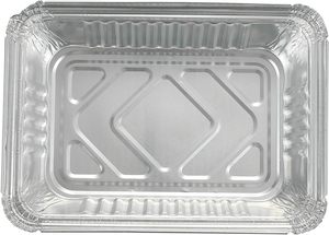 Bandejas Cuadradas para Hornear Pizza de 9x9x2 Pulgadas, Bandeja Cuadrada Desechable de Aluminio para Pizza con Tapa - Product Image 4