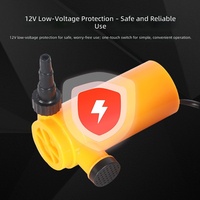 Mini pompe à eau submersible 12V en plastique pour usage domestique, applications de machine à rainurer et de perceuse à carottage, auto-amorçante