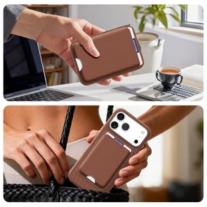 Funda de Teléfono Fashion TechWoven para iPhone 17 16 15 14 13 12 11 Pro Max 17 Air con Soporte Magnético para Tarjetas y Protección Antigolpes - Product Image 6