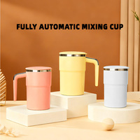 Mug isotherme à agitation magnétique en acier inoxydable 304 : tasse à café de voyage intelligente de 380 ml avec affichage de la température LED
