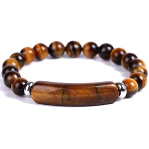 Bracelet pont en quartz rose naturel et améthyste unisexe de 8mm avec perles en <span class=keywords><strong>pierre</strong></span> naturelle d'agate rouge - Product Image 1