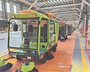 Năm Bàn Chải Đóng Phiên Bản Ride-On Điện Đường Quét Đa Chức Năng Vệ Tinh Lớn Với Bộ Sưu Tập Lá & Công Viên Đổ - Product Image 5