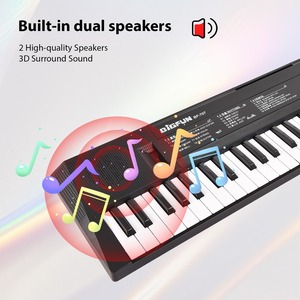BIGFUN Tastiera Elettronica a 61 Tasti con Doppi Altoparlanti, 8 Toni, 5 Ritmi, 5 Percussioni, 6 Demo, Strumento Musicale - Product Image 4