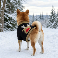 Pull personnalisé pour chien en acrylique, tricot doux, costume d'hiver pour animaux de compagnie, pour chiens de petite, moyenne et grande taille