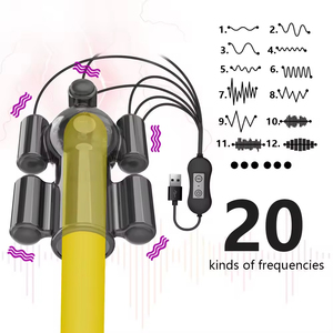 Vibrateur puissant pour gland, manchon d'entraînement pour pénis masculin, jouets sexuels pour hommes, manchon pour pénis, retardateur d'éjaculation, masturbation masculine, 20 vitesses - Product Image 6