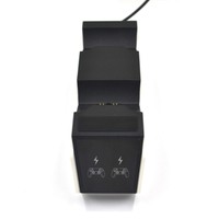 Station de charge à double support Accessoires de jeu avec adaptateur pour deux contrôleurs à double sens pour PS5