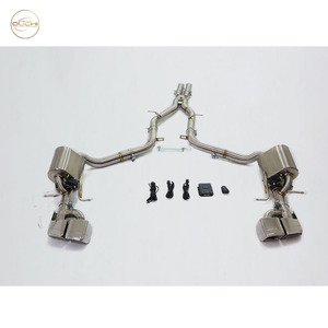 Ouchi thép không gỉ cho Mercedes Benz cls550 5.5t w218 catback ống xả Muffler với van tự động hiệu suất bộ phận - Product Image 6