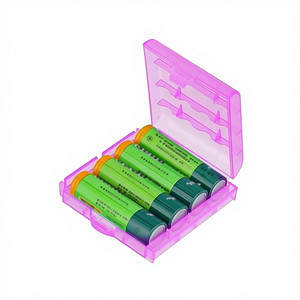 Portabatterie impermeabile riutilizzabile da 12 pezzi per <span class=keywords><strong>batterie</strong></span> <span class=keywords><strong>AA</strong></span>/AAA con <span class=keywords><strong>stilo</strong></span>, 5 colori, leggero per campeggio all'aperto - Product Image 3