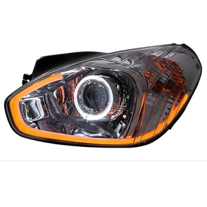 Phare de voiture pour <span class=keywords><strong>Hyundai</strong></span> Accent Phare Solaris 2006-2009 Année DRL Bi Xénon Lentille Phare Solaris - Product Image 4