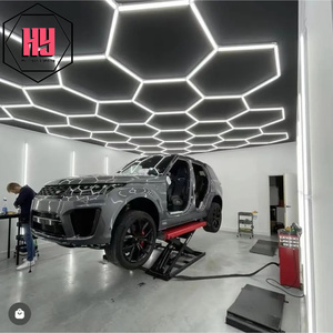 कारखाने की आपूर्ति के नेतृत्व में काम हल्का ऑटो विवरण कार शोरूम कार्यशाला हेक्सागोनल एलईडी लाइट - Product Image 4