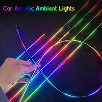 Kit d'accessoires d'éclairage d'ambiance LED néon décoratif pour l'intérieur de la voiture