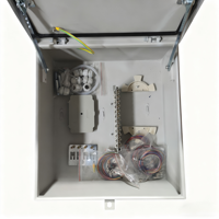Caja de Transferencia de Cable Óptico de Acero Galvanizado para Interiores y Exteriores de 48 Núcleos, Caja de Cableado de Fibra Óptica con Conectores SC/FC/LC para Pared de Pasillo