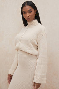 Ciniglia Maglia Midi Gonna Top A Manica Lunga Maglioni delle Donne Donne Dei Vestiti A Due Pezzi - Product Image 5