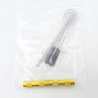 Kit de nettoyage pour pistolet de peinture, aérographe et outils de nettoyage : brosse, aiguille, grattoir et embout