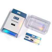 Boîte d'emballage en carton personnalisée avec logo holographique pour peptides, impression de haute qualité, avec plateaux pour flacons de 3 ml, 5 ml, 10 ml
