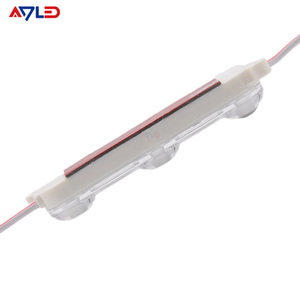 โมดูล LED สำหรับตกแต่งภายนอกอาคารแบบอัลตราโซนิก 12V พร้อมไฟแบ็คไลท์ สำหรับกล่องไฟ IP67 โมดูล LED 3 เลนส์ กันน้ำ สีขาว โมดูล SMD 2835 LED - Product Image 3
