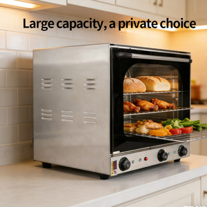 فرن كهربائي تجاري أحادي الطبقة من باوكانج HEB-4A مع وظيفة البخار، 4 صواني، 2.6 كيلو واط، 220 فولت/50 هرتز، معدات مخابز - Product Image 6