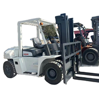 Pabrik Cina Ekspor Pasokan Mesin Refurbished Bekas Forklift TCM FD70 untuk Depot Penyimpanan Logistik