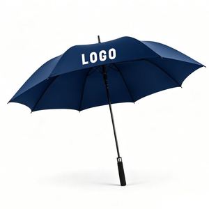 Parapluie de golf de luxe de 27 pouces avec impression de logo personnalisé pour événement promotionnel, cadeau d'entreprise, résistant au vent et à l'eau - Product Image 1