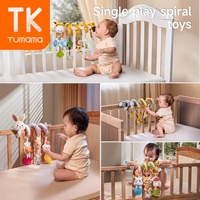 Tumama enfants activité landau arc jouets en peluche animaux ours bébé poussette spirale jouet girafe lapin Marine suspendus hochet ensembles de jouets