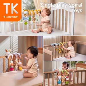 Tumama enfants activité landau arc jouets en peluche animaux ours bébé poussette spirale jouet girafe lapin Marine suspendus <span class=keywords><strong>hochet</strong></span> ensembles de jouets - Product Image 5