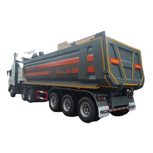 Semirremolque volquete trasero de transporte de grava pesada de 3 ejes, semirremolque volquete, semirremolque a la venta - Product Image 5