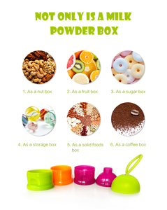 Caja <span class=keywords><strong>de</strong></span> aperitivos multicapa <span class=keywords><strong>de</strong></span> PP <span class=keywords><strong>de</strong></span> grado alimenticio portátil, patrón impreso <span class=keywords><strong>de</strong></span> almacenamiento <span class=keywords><strong>de</strong></span> leche en polvo conveniente favorito para 0-12 <span class=keywords><strong>meses</strong></span> - Product Image 4