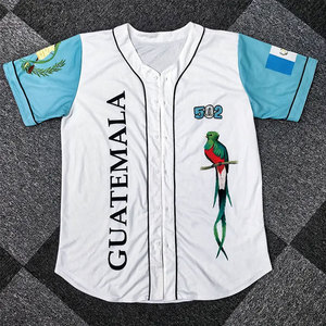 Label Kustom OEM Guatemala Meksiko AS Kaos Pendek Wanita Remaja Baju Olahraga Bernapas Crop Top Jersey Baseball - Product Image 6