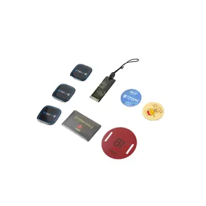 לוגו מותאם אישית NFC מדבקות טלפון חכם תג צבעוני מיני RFID ממשק נייד 13.56MHz תדר