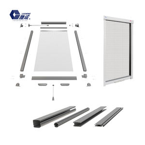 Có thể điều chỉnh hiện đại sợi thủy tinh cửa sổ màn hình với muỗi bảo vệ bụi lọc gấp thiết kế 5 năm bảo hành - Product Image 2