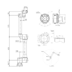 Robot de Soldadura Colaborativo Automático de Bajo Costo OEM, Máquina de Soldar Programable de 6 Ejes, Brazo Robótico de Soldadura MIG - Product Image 2