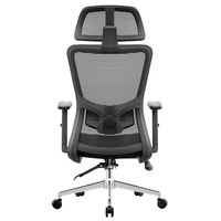 Chaise de bureau ergonomique design moderne haute qualité réglable pivotante confortable usage domestique contemporain maille tissu PU fabriqué en Chine