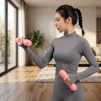 Ensemble d'haltères en silicone colorés, poids personnalisés pour la maison, le Pilates et l'entraînement complet du corps