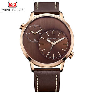 นาฬิกาข้อมือควอตซ์แบรนด์เนม Mini Focus รุ่น MF0035G MF 0035 สำหรับผู้ชาย สายหนัง แสดงผลแบบอนาล็อก - Product Image 5