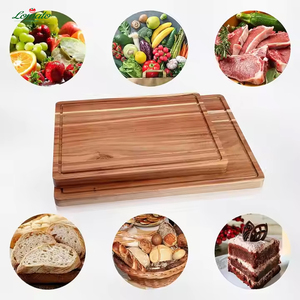 Thân Thiện Với Môi 24X18 Inch Nhà Bếp Hình Chữ Nhật Thêm Dày Lớn Keo Gỗ Cắt Khối Cắt Bảng Nước Trái Cây Cho Thịt Trái Cây - Product Image 5