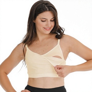 Sujetador de lactancia sin aros, transpirable y ecológico, hecho en Turquía, de spandex/poliéster, ropa interior de maternidad, venta al por mayor OEM - Product Image 1