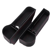 Accessoires de voiture personnalisés Gadgets de voiture Emballage complet Organisateur de rangement en cuir personnalisé pour bande de prise d'écart de siège de voiture