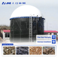 Système de digestion anaérobie LANE, réservoir de biogaz avec double membrane pour le traitement des déchets organiques