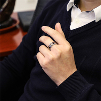 Bagues de mariage pour hommes et femmes, alliance en titane avec incrustation de bois de Koa naturel en forme de flèche, bijoux de mode