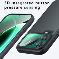 Coque de téléphone rigide transparente en PC avec protection d'airbag mate pour Xiaomi MI 17 PRO MAX POCO F7 M7 15 15T 14 14T 13 ULTRA, coque de protection en TPU