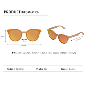 Gafas de Sol Ecológicas de Fibra de Bambú Reciclada y Degradable, con Logotipo Personalizado, para Exteriores, Material Nuevo y Popular en Promoción - Product Image 5