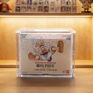 Boîte de présentation en acrylique transparente épaissie polie OP 01-10 TCG pour cartes à collectionner One Piece – Vente en gros - Product Image 1