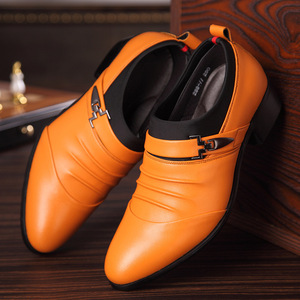 Chaussures mocassins décontractées imperméables pour hommes, automne, livraison gratuite, dessus en PU noir, nouveauté - Product Image 6