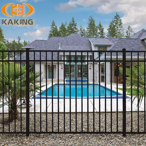 แผ่นรั้วอลูมิเนียมตกแต่งลานม้าสีดำสีเขียวเสารั้วฟาร์มเสาแผงรั้วซีดาร์เสาลวดโลหะ - Product Image 3