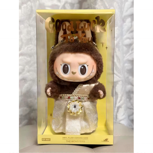 ของแท้สำหรับ popmart labubu จี้ตุ๊กตาพีวีซีไวนิลขอให้โชคดีกับคุณ-เวอร์ชั่นประเทศไทยพร้อมตัวอักษรแช่แข็ง - Product Image 1