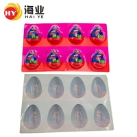 Film thermoformable Haiye personnalisé pour emballage d'œufs surprises en chocolat, qualité alimentaire, brillant et souple, impression PVC