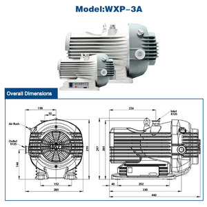 Pompe à vide sèche robuste WXP-3A à hélice blindée pour le soutien des process chimiques - Product Image 1