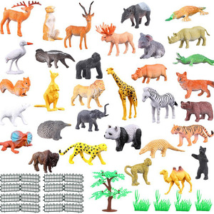 Figurines d'<span class=keywords><strong>animaux</strong></span> de ferme réalistes <span class=keywords><strong>pour</strong></span> l'éducation, simulation en PVC, jouets d'<span class=keywords><strong>animaux</strong></span> de <span class=keywords><strong>zoo</strong></span>, jouets en plastique d'<span class=keywords><strong>animaux</strong></span> sauvages de la forêt <span class=keywords><strong>pour</strong></span> enfants et tout-petits - Product Image 1